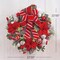 22" Frosted Red Poinsettia Wreath - Christmas Wreath - Holiday Tree
